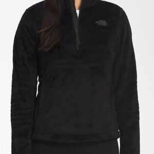 Black North Face Osito Quarter-Zip Pullover